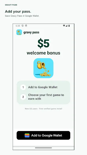 Gravy Pass Android app screenshot 1
