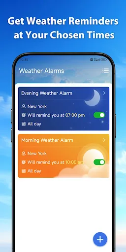 Great Weather Alarm - Radar Android app screenshot 1