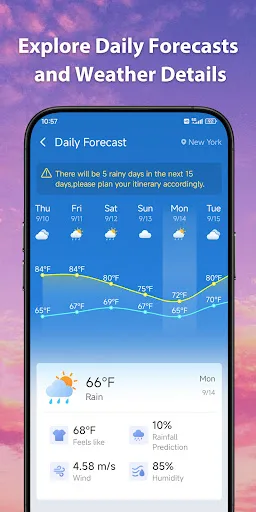Great Weather Alarm - Radar Android app screenshot 3