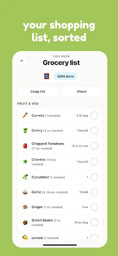 mise - meal planner Android app screenshot 4