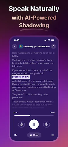 LunaSpeak: AI Speaking Coach Android app screenshot 5