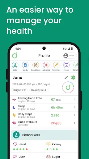 Guava: Health Tracker Android app screenshot 1