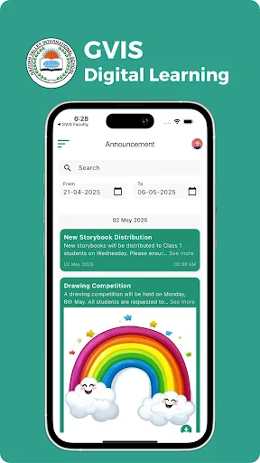 GVIS Digital Learning Android app screenshot 2