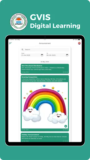 GVIS Digital Learning Android app screenshot 5