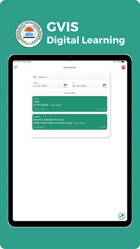 GVIS Digital Learning Android app screenshot 6