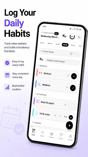 HabitStep: Daily Habit Tracker Android app screenshot 1