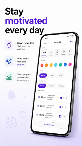 HabitStep: Daily Habit Tracker Android app screenshot 4