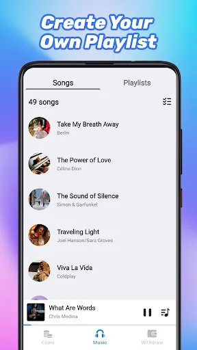Happy Tunes - Earn & Play Android app screenshot 3