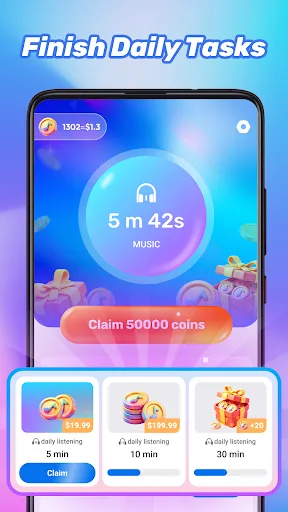 Happy Tunes - Earn & Play Android app screenshot 4
