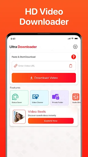 HD Video Downloader: MediaSave Android app screenshot 1