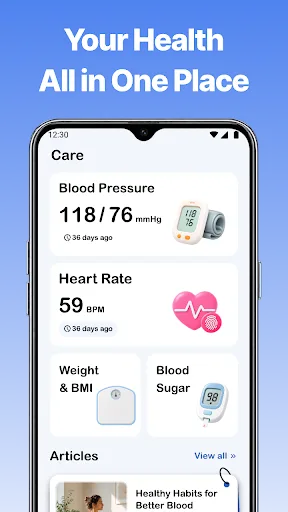 Blood Pressure: BP Tracker Android app screenshot 2