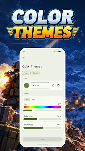 Shooting Skies Launcher Android app screenshot 4