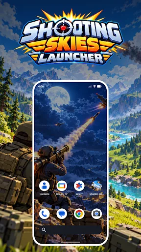 Shooting Skies Launcher Android app screenshot 5