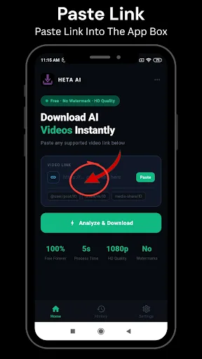 Heta AI Video Android app screenshot 2