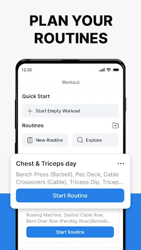 Hevy - Gym Log Workout Tracker Android app screenshot 4
