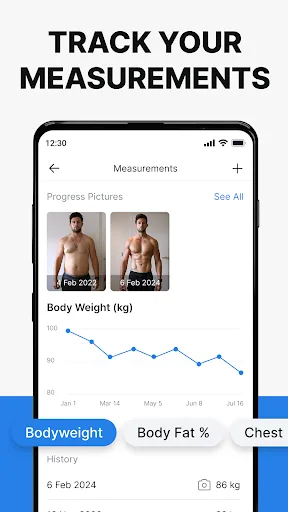 Hevy - Gym Log Workout Tracker Android app screenshot 6
