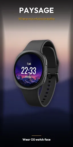 Paysage – Mountain Watch Face Android app screenshot 1