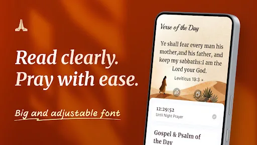 Holy Bible-Large Print Android app screenshot 1