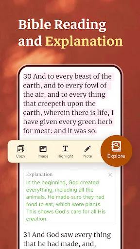 Holy Bible-Large Print Android app screenshot 3