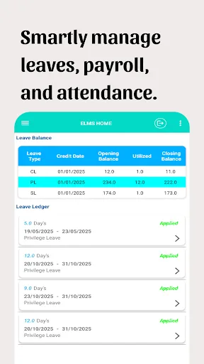 KUCBHrPay Android app screenshot 5