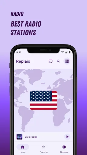 Replaio Radio Android app screenshot 2