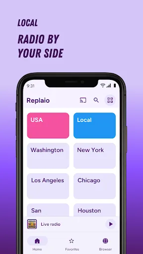 Replaio Radio Android app screenshot 3