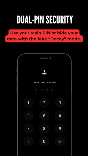 IbronEXO - Secure Notepad Android app screenshot 1