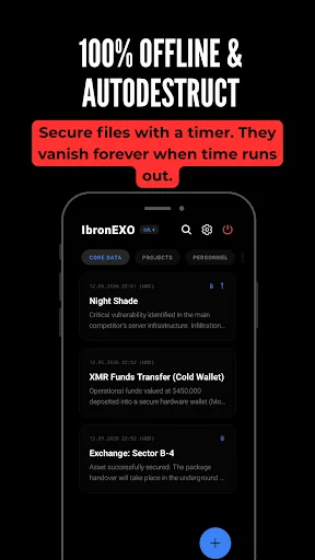IbronEXO - Secure Notepad Android app screenshot 2