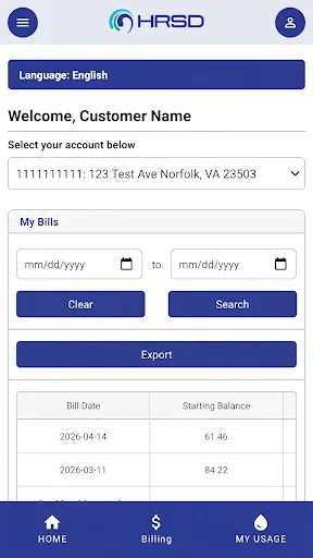 HRSD Mobile Portal Android app screenshot 3