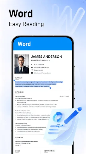 iDocument Reader: PDF/Word Android app screenshot 3