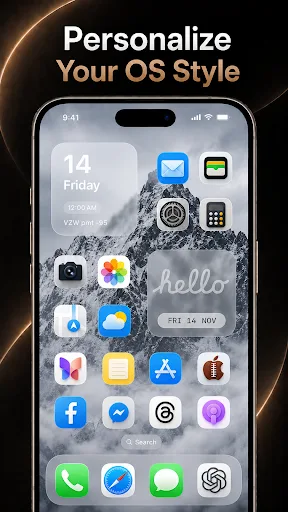 iFocus Launcher - OS Themes Android app screenshot 3