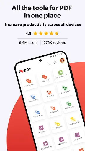 iLovePDF: PDF Editor & Scanner Android app screenshot 1