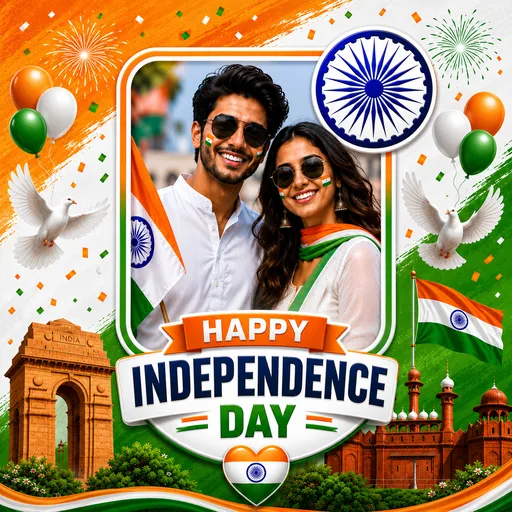 Independence Day Photo Frame Android app icon