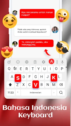 Indonesian Keyboard 2021 Android app screenshot 5