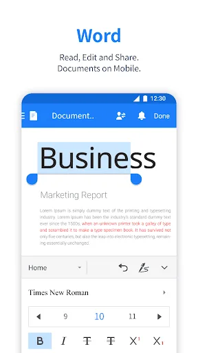 Polaris Office: Edit&View, PDF Android app screenshot 4