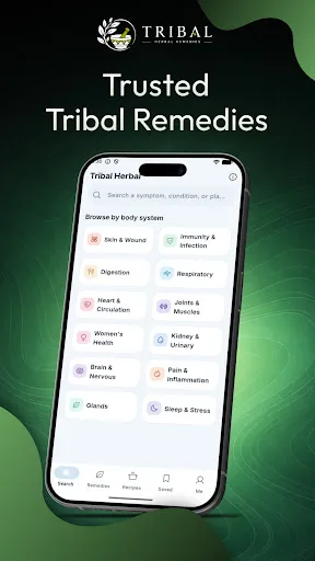 Tribal Herbal Remedies Android app screenshot 1