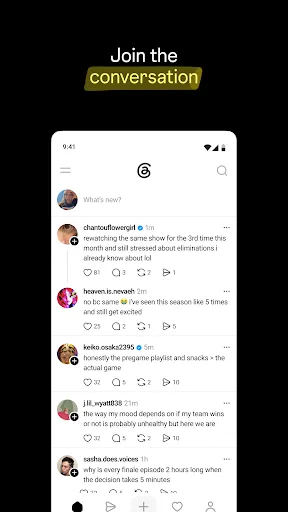 Threads Android app screenshot 1