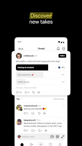Threads Android app screenshot 2