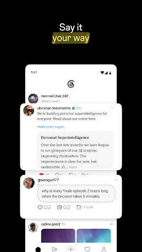 Threads Android app screenshot 5
