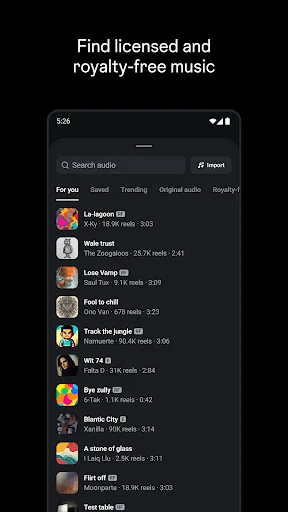 Edits: Video Editor Android app screenshot 2