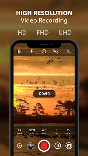 ProCam X ( HD Camera Pro ) Android app screenshot 2