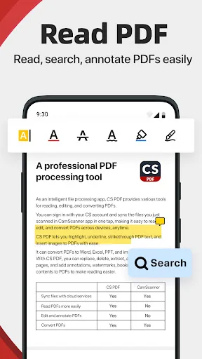 CS PDF Reader - PDF Editor Android app screenshot 4