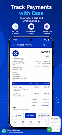 Invoice Maker Billing Manager Android app screenshot 3
