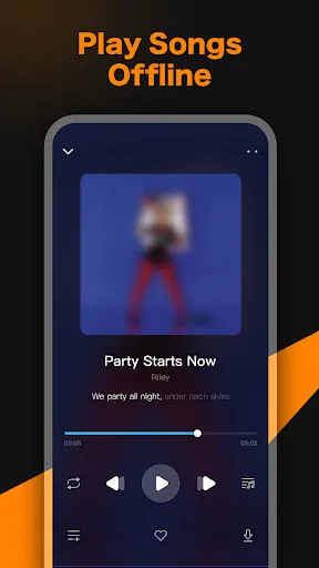 Online Offline Music Player Android app screenshot 4