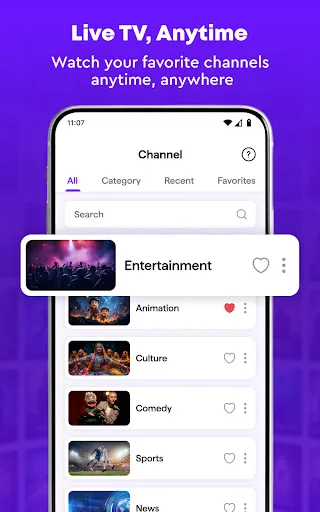 IPTV Online Player: Live TV Android app screenshot 3