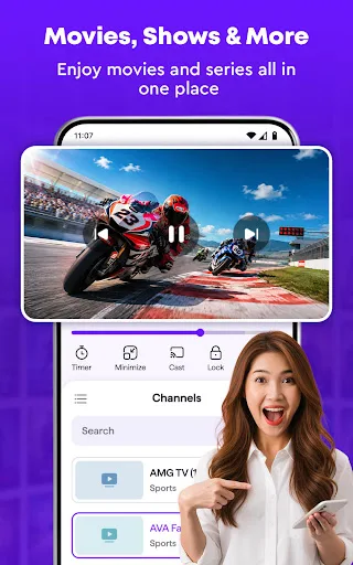 IPTV Online Player: Live TV Android app screenshot 4