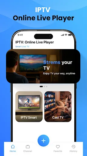 IPTV: Online Live Player Android app screenshot 1