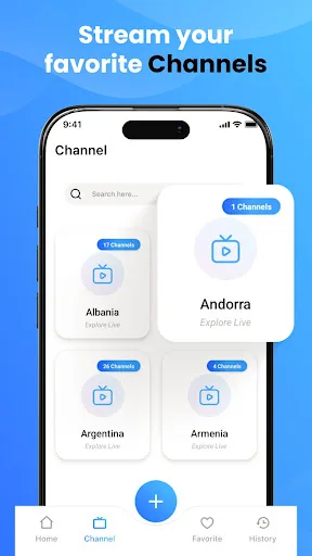 IPTV: Online Live Player Android app screenshot 2