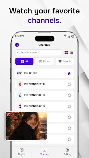 IPTV: Smart Stream & Live Android app screenshot 2