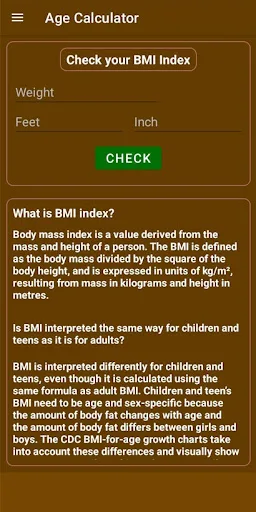 Age Calculator Android app screenshot 2